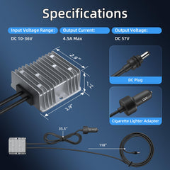DAIERTEK close-up of proprietary DC plug providing secure connection to Starlink Gen3