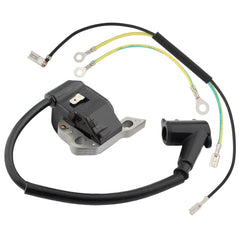 Dalom ignition coil wiring lead closeup for secure electrical connection