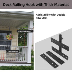 Damukoo double clamp close-up with 304 bolts showing corrosion resistance