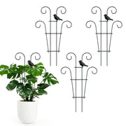 Danqgogoiu trellis front view showing compact gold frame and stable base for elegant support