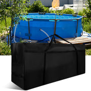 Dansydaisy front view showing full bag protecting pool parts and saving space