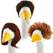 Dansydaisy goose front view wearing wig shows instant curb appeal