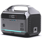 DaranEner front panel showing ports and indicators, offers versatile charging.
