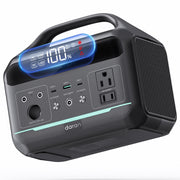 DaranEner front view showing compact design and display, easy portability