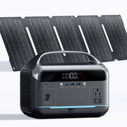 DaranEner front view showing compact power station and benefits for portable backup