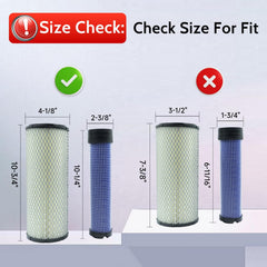 DASARYA outer filter close-up of filter media for improved airflow