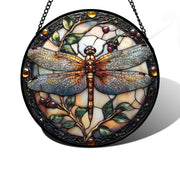 DASTOLL dragonfly front view showing colorful glass and design benefit: brightens windows