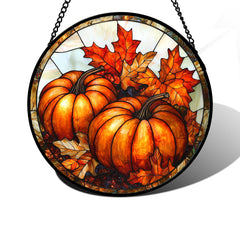 DASTOLL front view showing pumpkin maple leaf design and bright colors
