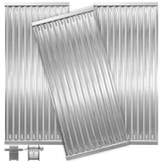 DcYourHome front view of three emitter plates showing fit and durability
