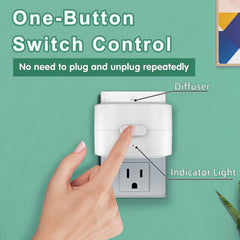 Ddrihlees close-up of power button and indicator light for easy one-touch operation