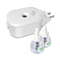 Ddrihlees front view plugged in showing compact footprint and convenient protection