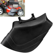 DECKMAN front view of chute deflector showing shape and fit benefit
