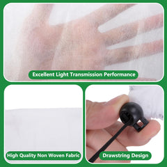 DECOHS drawstring detail showing secure closure to prevent wind loss