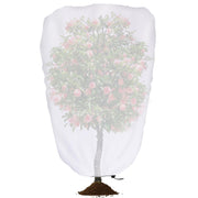 DECOHS front view of garden shade cover showing shape and fit, protects plants