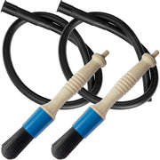 DECOHS front view of two brushes showing ready-to-use cleaning power