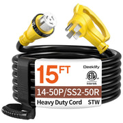 Deeklify front twist-lock connector showing secure, weatherproof connection