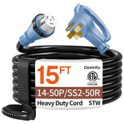 Deeklify front view connector showing robust plug and secure fit benefits
