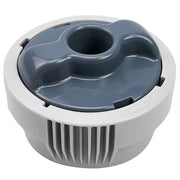 Delushaka front-mounted dispenser showing compact design and easy access for maintenance