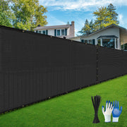 DenForste front view of full 6x50ft panel showing complete privacy coverage and durability