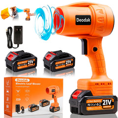 Deodak front view showing compact blower and ergonomic design for easy handling