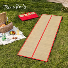 Dependable Industries folded mat with built-in handles for easy carrying