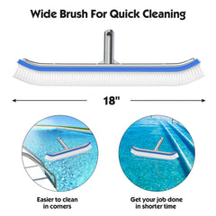 DEROFIT close-up of nylon bristles highlighting safe gentle scrubbing