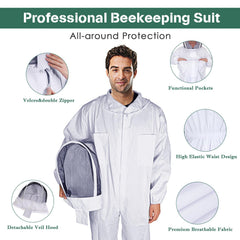 Deuovht detachable veil detail offering clear vision and secure seal