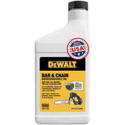 DEWALT front label on 16 oz bottle showing product identity and benefits