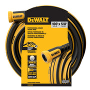 DEWALT hose full-length front view showing durable design and reliability