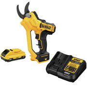 DEWALT pruner front view showing compact head and cutting capacity benefit