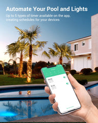 DEWENWILS smartphone app screen showing remote control for convenient management benefit
