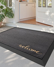 DEXI front view 24x36 welcome mat showing durable design and curb appeal benefit
