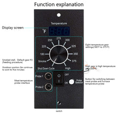 dibay dual meat probes connected monitoring two cuts for accurate cooking
