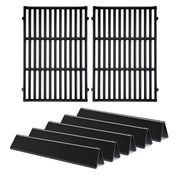 Dictirdy front view of grates and flavorizer bars showing full kit and fit benefits