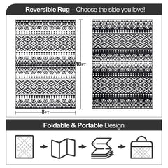 DiiKoo rug reversed pattern illustrating two-look versatility and style benefit