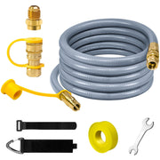 Dingbaayee front view of boxed hose kit showing components and benefits