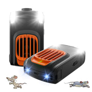Dispest front view of two-pack showing compact pest repeller and benefit of dual coverage