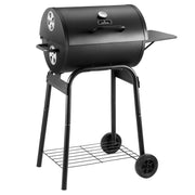 DNKMOR front view full grill showing large cooking area and stability