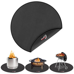 DocSafe front view of 48-inch round mat showing full coverage and protection