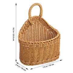 DOITOOL baskets hung on a front door offering tidy mail and key storage