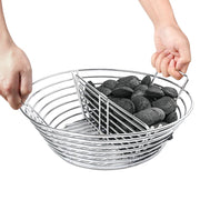 DOLAMOTY front view ash basket showing fit and easy removal benefit