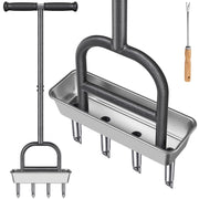 Dolibest front view of manual aerator showing full tool and assembled stance for efficient aeration