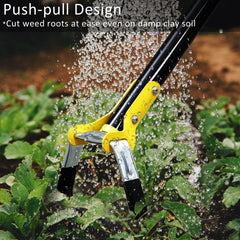 DonSail close-up of steel stirrup blade showing sharp edge for efficient root cutting