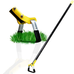 DonSail front view of whole adjustable garden hoe showing durable build and ergonomic benefit