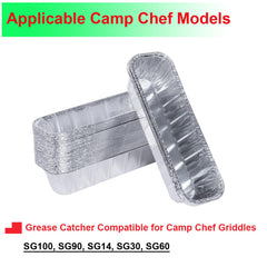 DONSIQIZZ liner inserted in Camp Chef grease catcher for secure fit benefit
