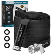 Doorich front view of 50ft hose showing compact packaging and length benefit