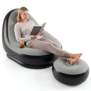 DORTALA front view lounge showing ergonomic shape and comfortable seating benefit