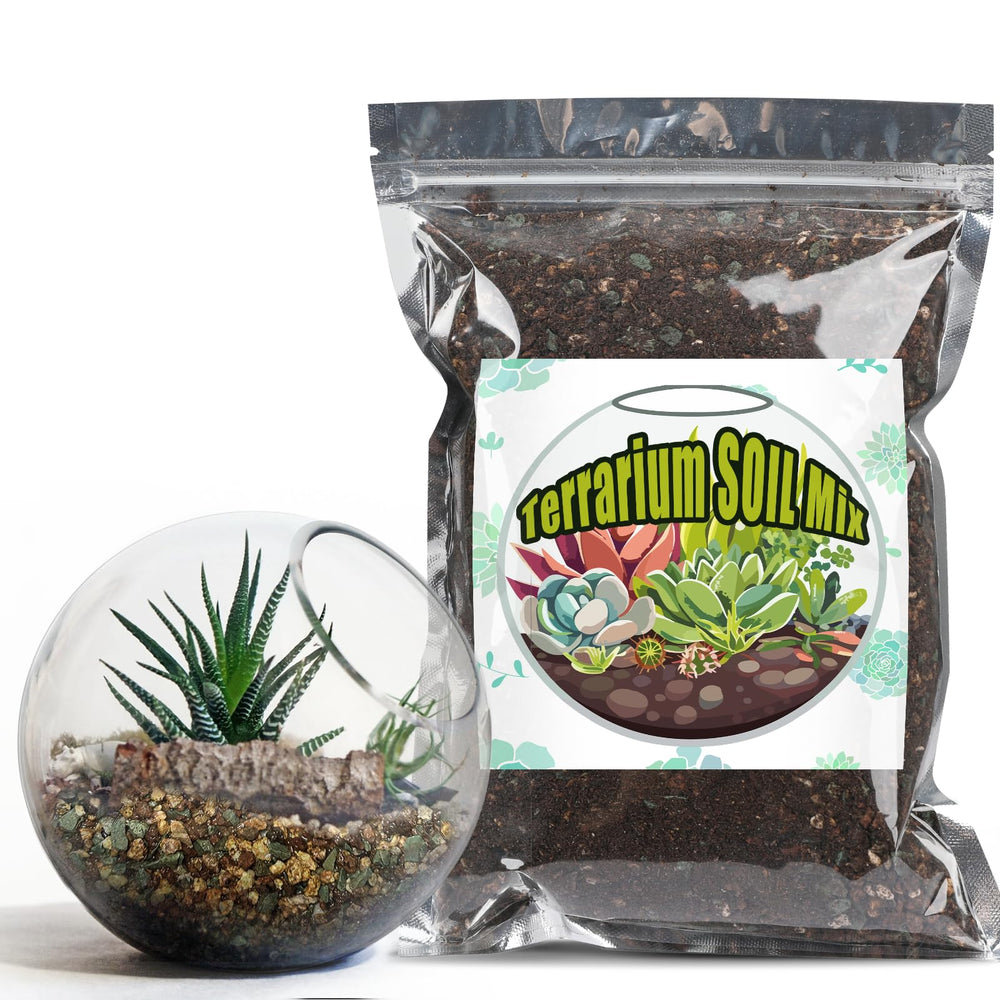 Doter front packaging shows 1qt soil mix and clear product benefits