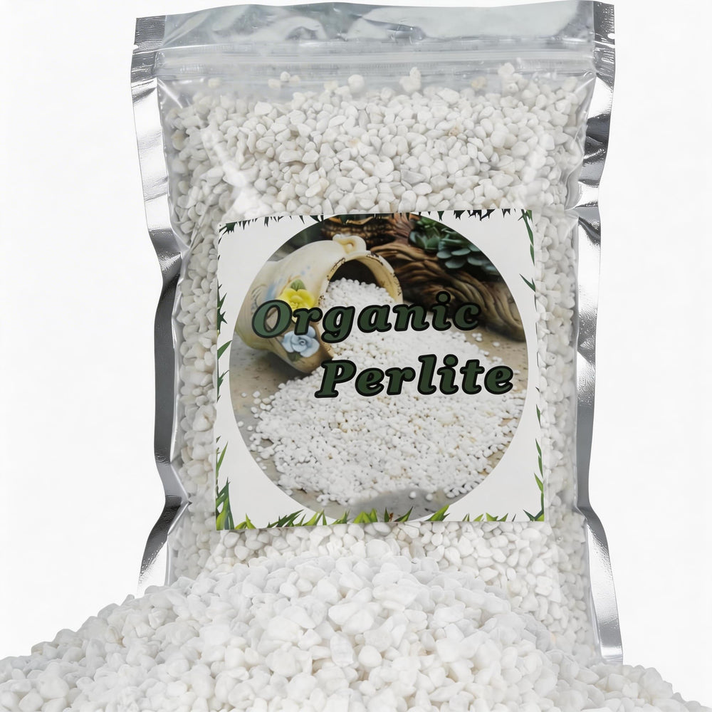Doter perlite front bag showing clean packaging and quick benefits
