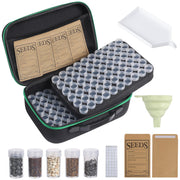 Douorgan front view case with handle, sturdy protection for seeds
